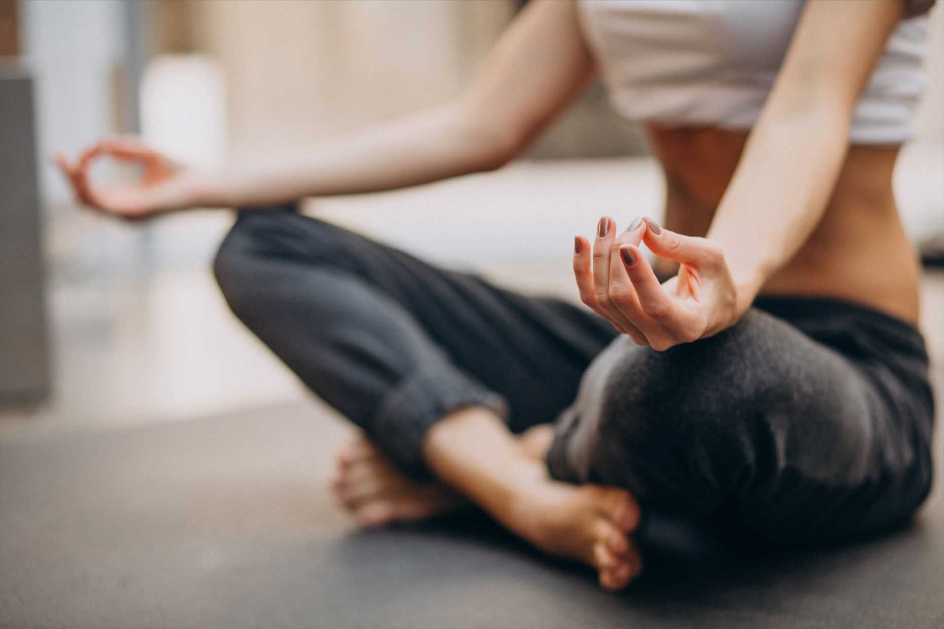 sitting yoga position