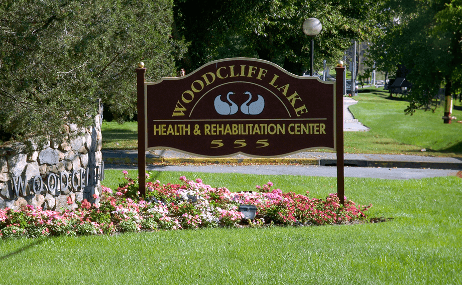 Woodcliff Lake Health and Rehabilitation Center Sign