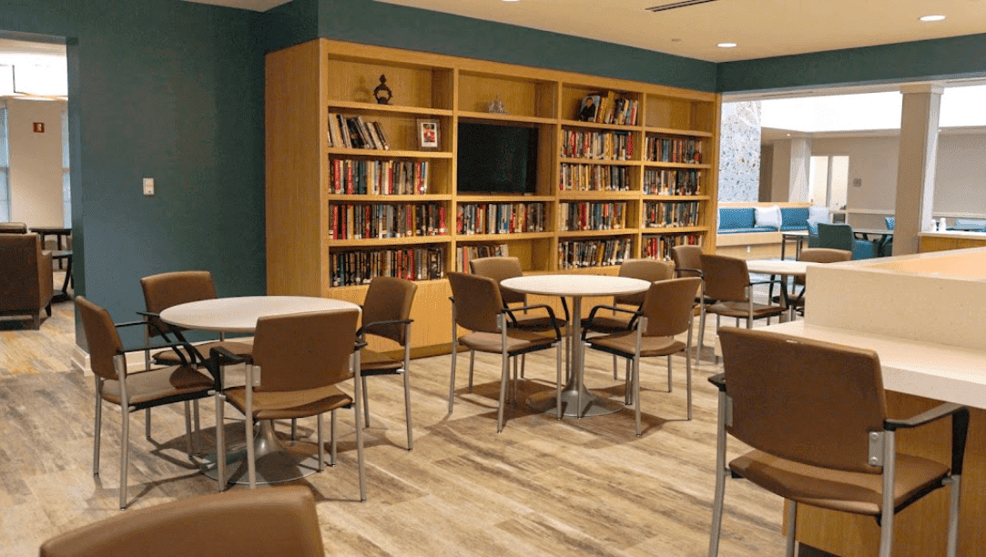 Inside library