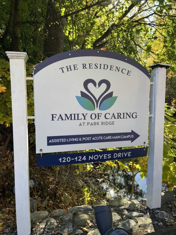 Family of Caring at Park Ridge Sign